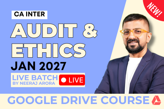 CA Inter Audit Live Batch for January 2027 - Google Drive Classes cover