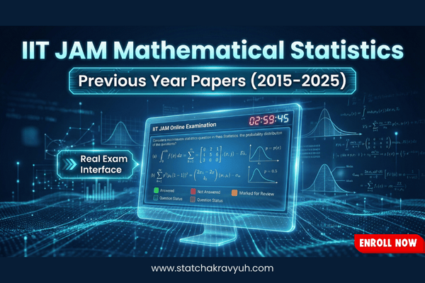 IIT JAM MS Previous Year Papers (2015-2025) cover