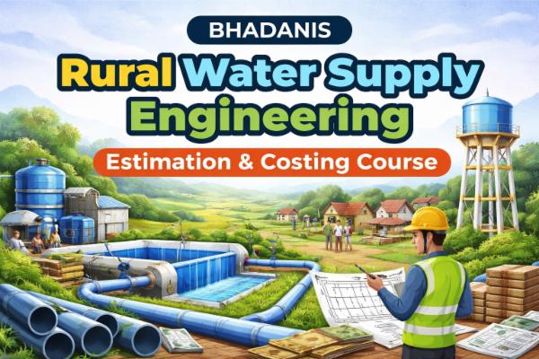 Rural Water Supply Engineering Estimation & Costing Online Course cover