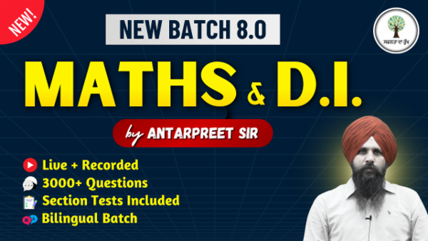 Maths & D.I. Batch 8.0 cover