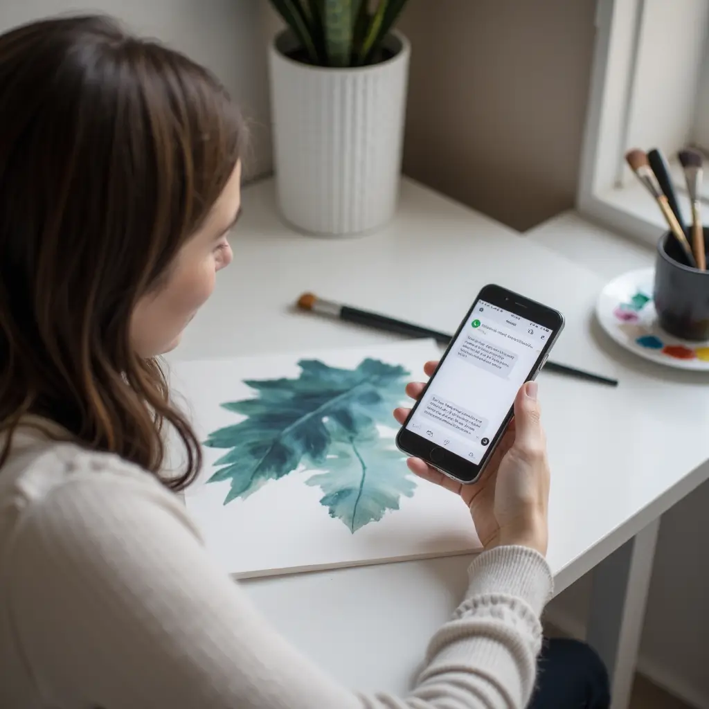 Personal Artwork Review Over Whatsapp