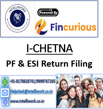 I-CHETNA, PF & ESI Return Filing cover