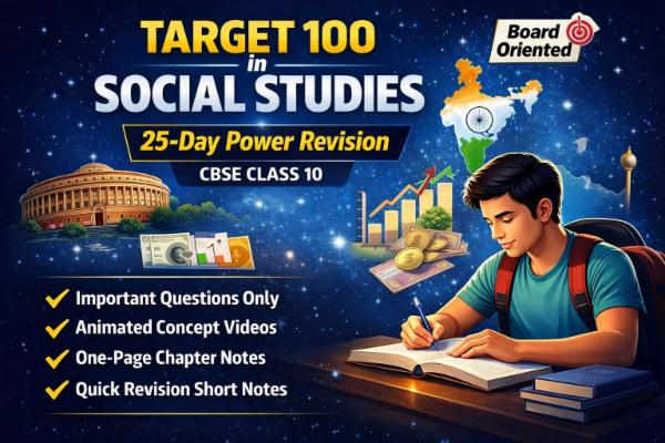 Target 100 in Social Studies– 25-Day Power Revision cover