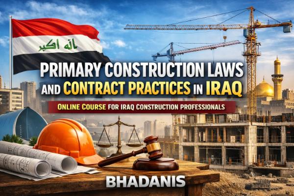 PRIMARY CONSTRUCTION LAWS AND CONTRACT PRACTICES IN IRAQ ONLINE COURSE FOR IRAQ CONSTRUCTION PROFESSIONALS cover