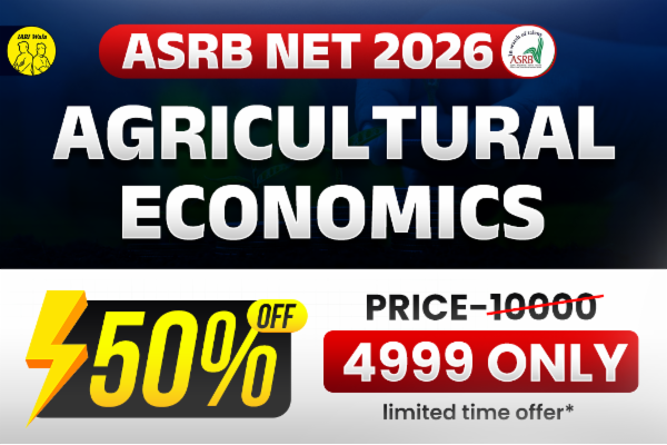 ASRB NET Agricultural Economics 2026 Batch cover