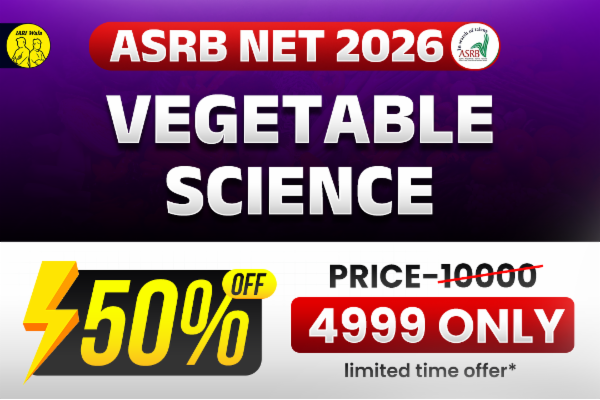 ASRB NET Vegetable Science 2026 Batch cover