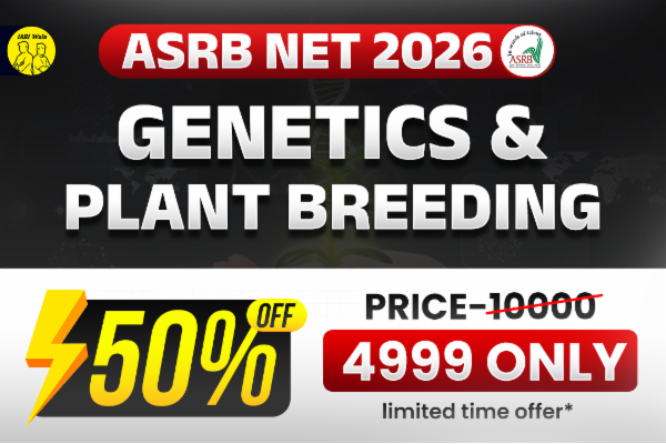 ASRB NET Genetics & Plant Breeding 2026 Batch cover