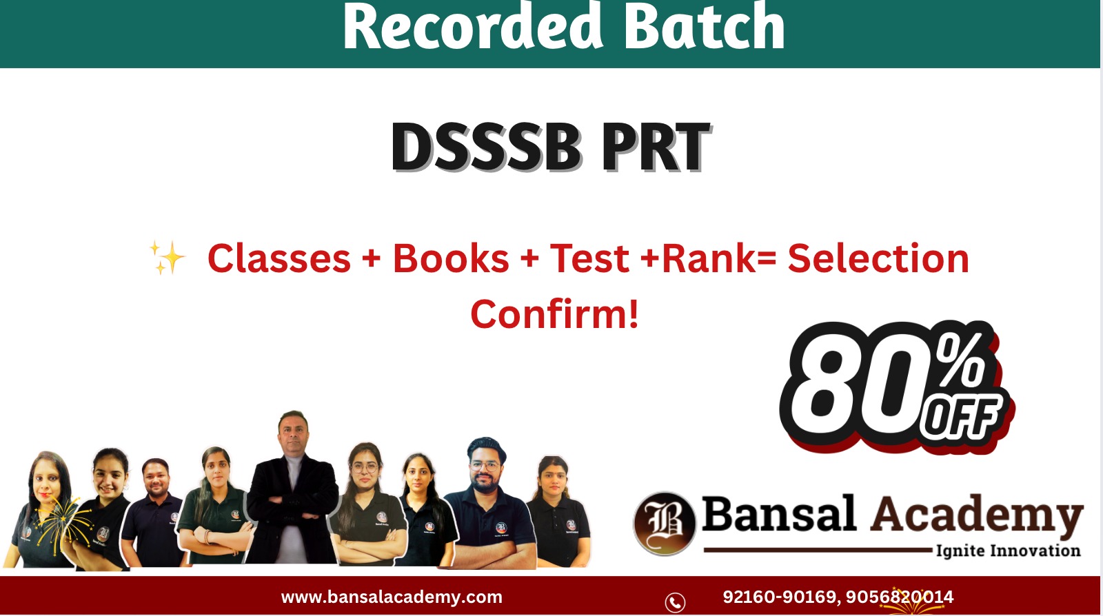 DSSSB PRT BATCH