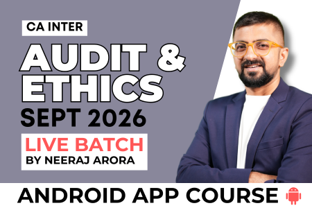 CA Inter Audit Live Batch for September 2026 - Android App Classes cover