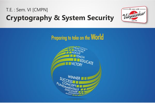 Cryptography & System Security (CSS) Past MU Papers Classified Chapterwise (PYQs) May'26 cover