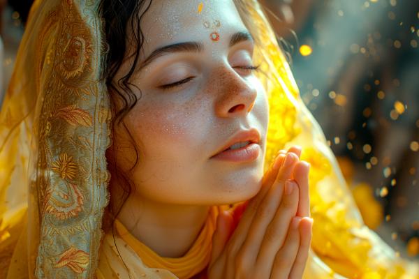 Doors to Divine: Meditation Package. In it different divine figures guide with a conversation cover