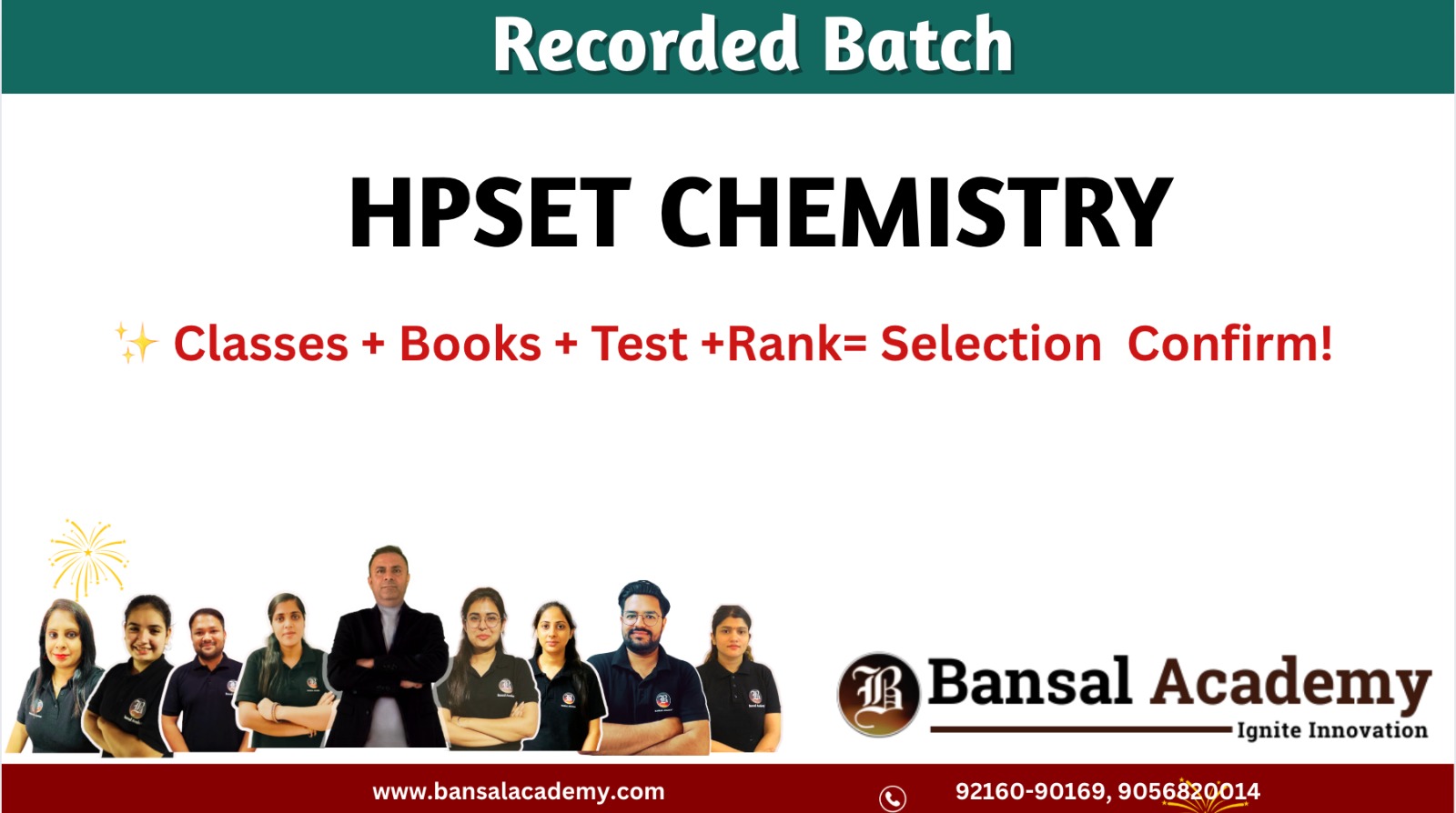 HP SET CHEMISTRY BATCH