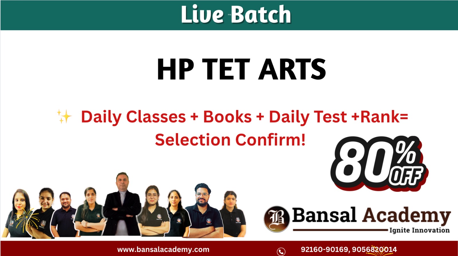 HP TET ARTS LIVE BATCH