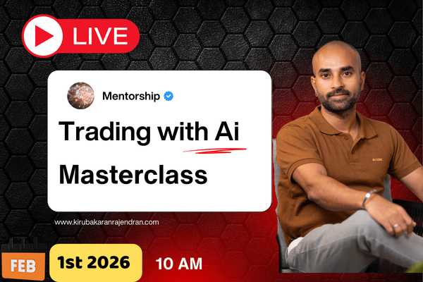 Mentorship | Trading with AI Masterclass | Live Workshop on Feb 1st 2026 cover