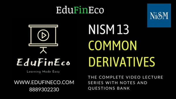 NISM 13 - Common Derivatives cover