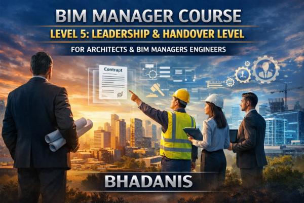 BIM MANAGER COURSE LEVEL 5: LEADERSHIP & HANDOVER LEVEL. FOR ARCHITECTS & BIM MANAGERS ENGINEERS cover