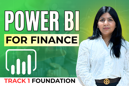 Power BI for Finance — Track 1 (Foundation) cover