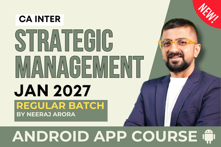 CA Inter SM Regular Batch for January 2027 - Android App Classes cover