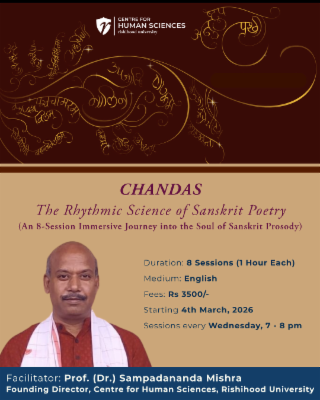 CHANDAS: The Rhythmic Science of Sanskrit Poetry cover