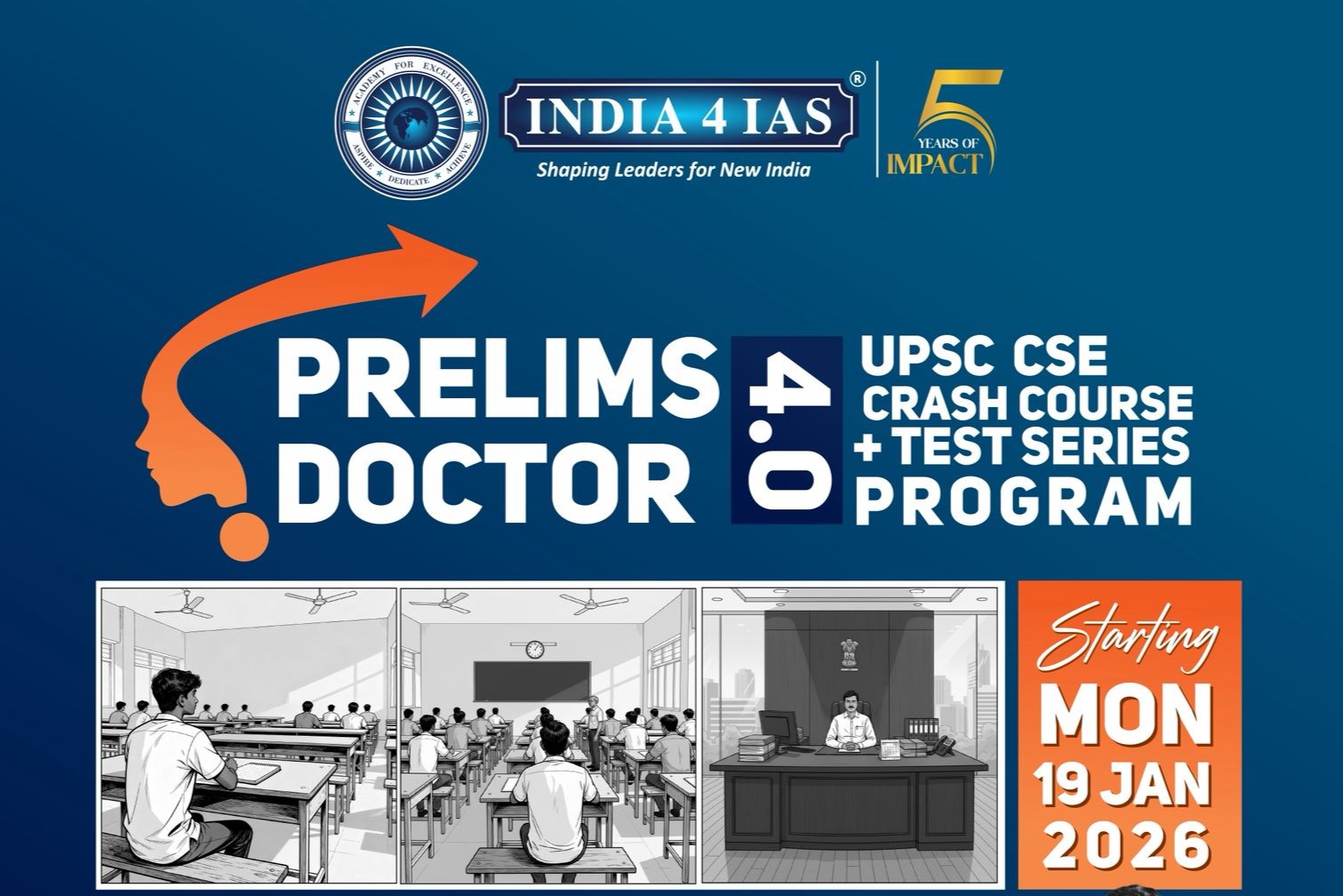PRELIMS DOCTOR - 4.0 - UPSC CSE CRASH COURSE & TEST SERIES PROGRAMME cover