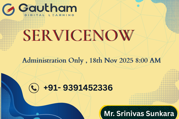 ServiceNow Live Classes - Admin Only: 18th November 2025 8:00 AM cover