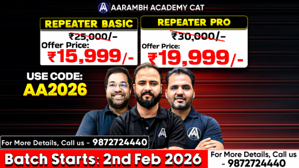 Repeater Batch CAT 2026 cover