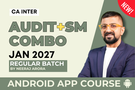 CA Inter Audit & SM Regular Batch Combo for January 2027 - Android App Classes cover