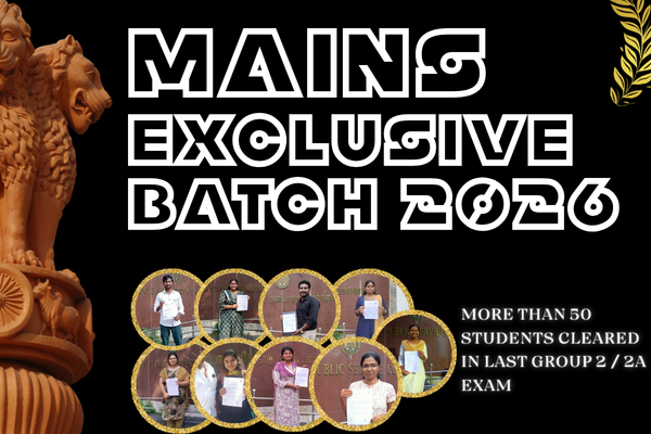 MAINS PREPARATION - 2026 cover