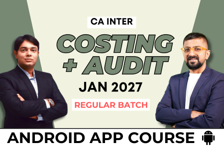 CA Inter Audit & Costing Combo for January 2027 | Android App | Neeraj Arora & CA Namit Arora cover