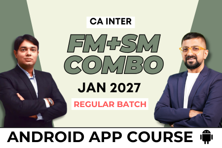 CA Inter FM & SM Combo for January 2027 | Android App | CA Namit Arora & Neeraj Arora cover