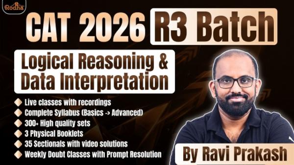 CAT 2026 | Batch - R3 | Zero to Zenith LRDI by RAVI SIR for CAT 2026 cover