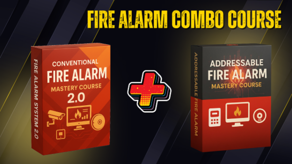CONVENTIONAL & ADDRESSABLE FIRE ALARM MASTERY COMBO COURSE cover