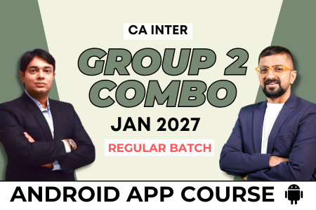 CA Inter Group-2 Combo for January 2027 | Android App | Neeraj Arora & CA Namit Arora cover