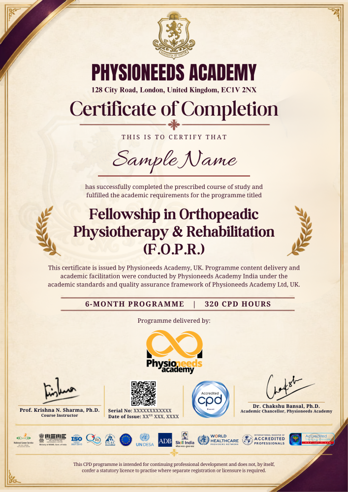 FOPR certificate preview 1