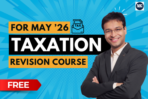 Taxation Revision - CA Intermediate (May 2026) cover