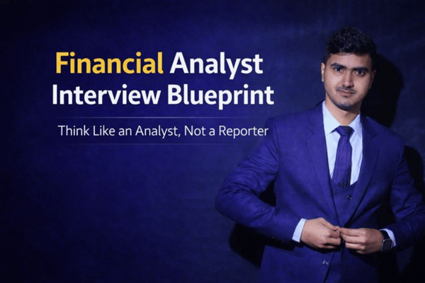 Financial Analyst Interview Blueprint cover
