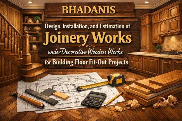 Design, Installation, and Estimation of Joinery Works under Decorative Wooden Works for Building Floor Fit-Out Projects Online Course cover
