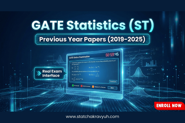 GATE ST Previous Year Papers (2019-2025) cover