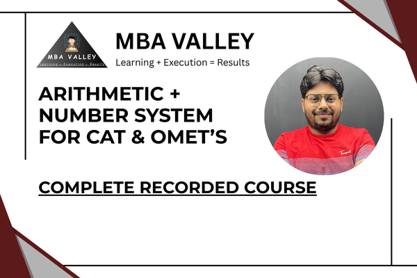 Arithmetic + Number System For CAT & OMET'S cover