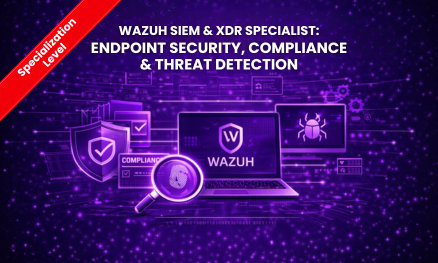 Wazuh SIEM & XDR Specialist Endpoint Security, Compliance & Threat Detection cover