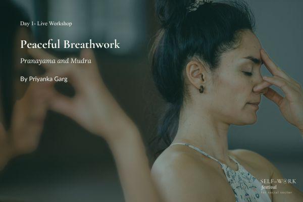Peaceful Breathwork - Pranayama and Mudras cover