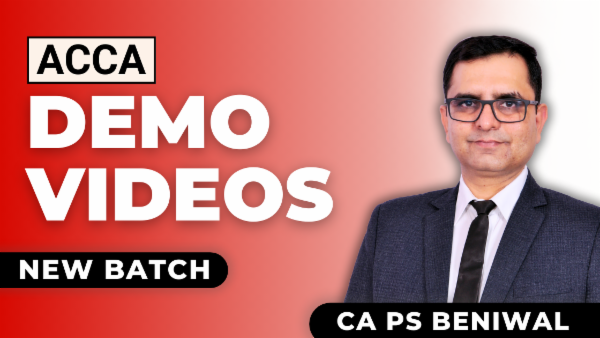 Demo Videos for CA PS Beniwal Sir Courses cover