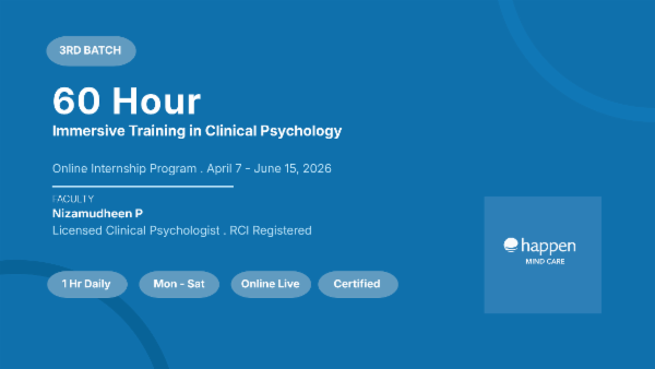 60-Hour Training in Clinical Psychology Online Internship Program- 2026 cover