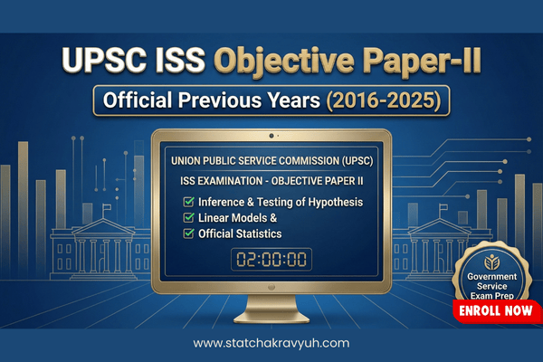 UPSC ISS Objective P2 Previous Year Papers (2016-2025) cover