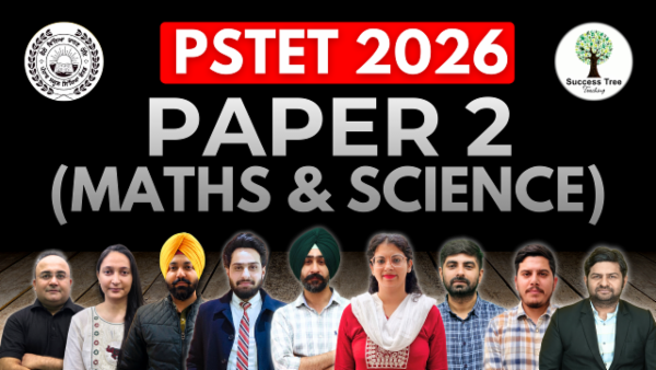 PSTET BATCH 2026 PAPER 2 MATH AND SCIENCE cover