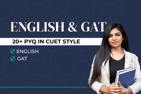 English & GAT PYQs Test Series cover