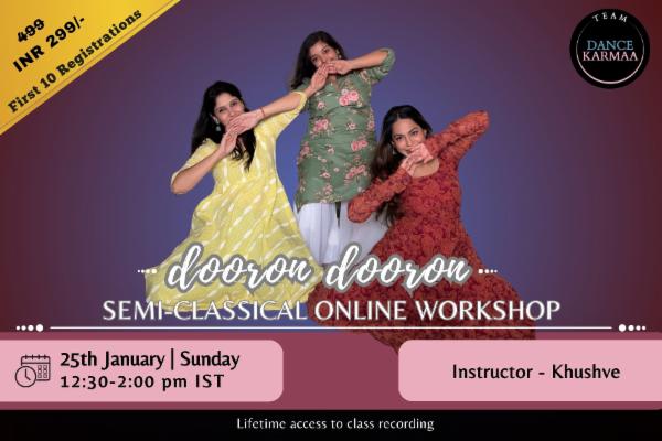 Dooron Dooron (sitting choreography) – Semi-Classical Online Workshop cover