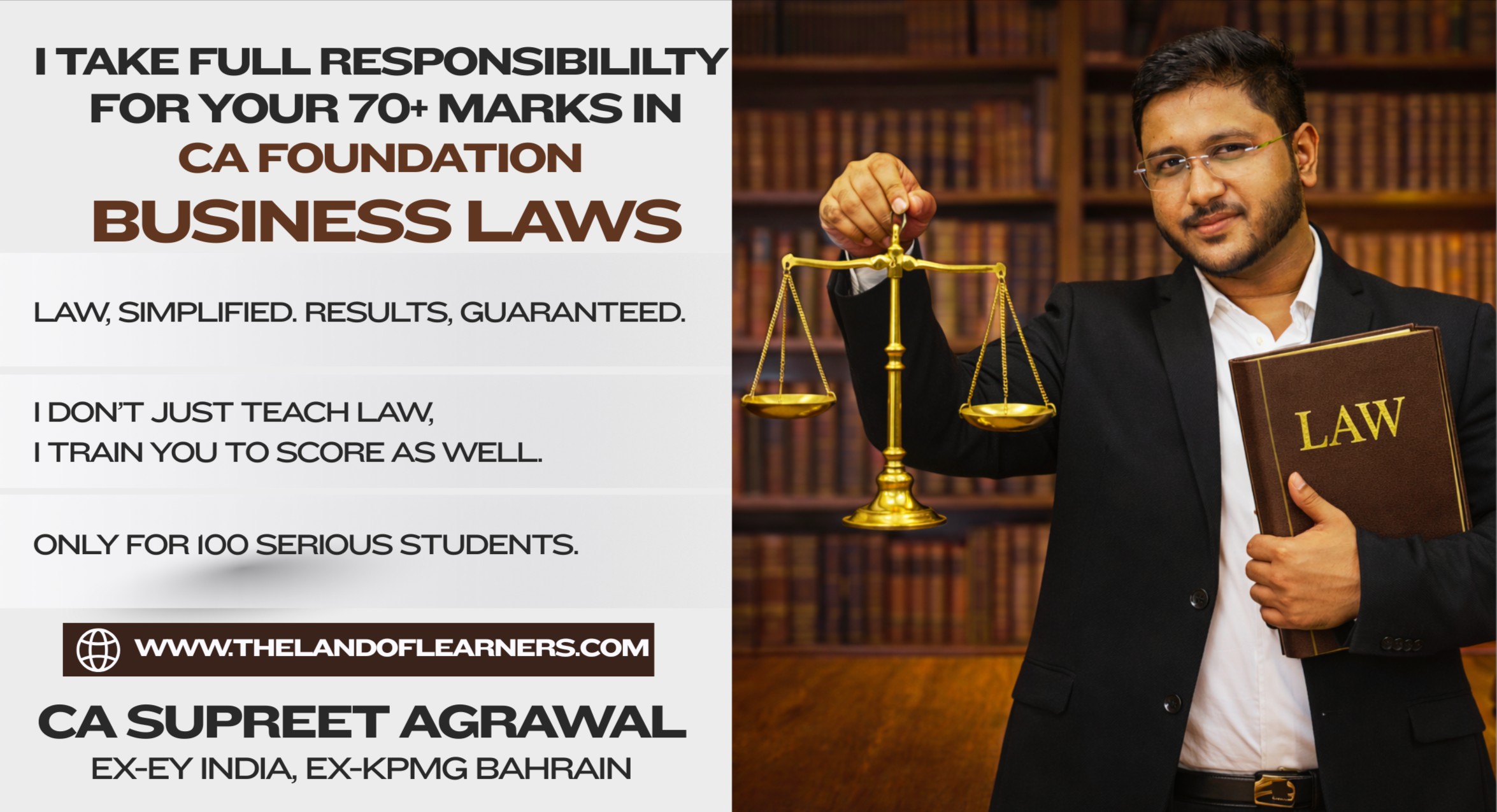 CA Foundation 2 Subjects Combo Toppers' Preparation Program - Accounting & Business Laws cover