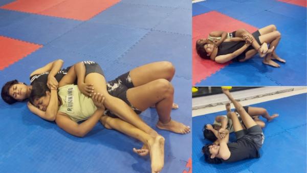 "I will choke you out" ~Jagruti (Submission Wrestling turned into catfight) cover