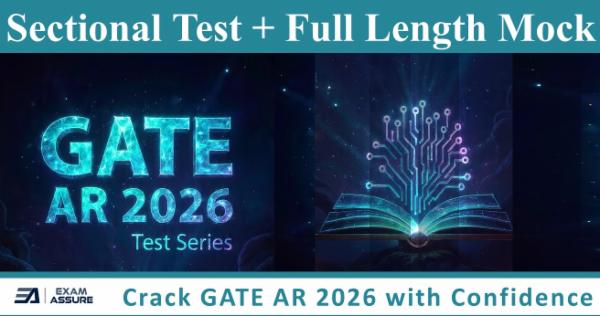 GATE AR 2026 Test Series (Architecture and Planning) cover